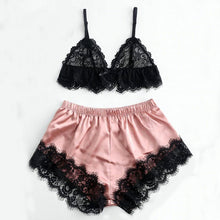 Load image into Gallery viewer, Two Piece Satin Pajamas